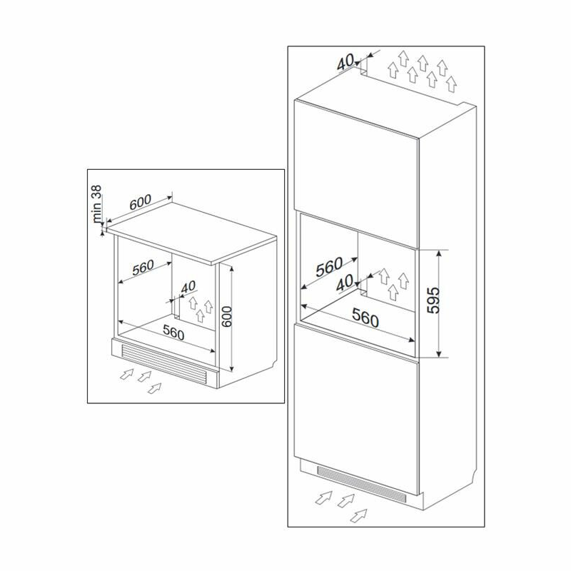 Horno integrable Fagor 8H875TCB – Full Steam, 77 L, 12 funciones