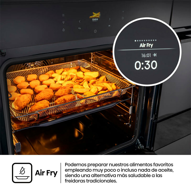 Horno Integrable Hisense BI611A8B – 77 L, AirFry, WiFi