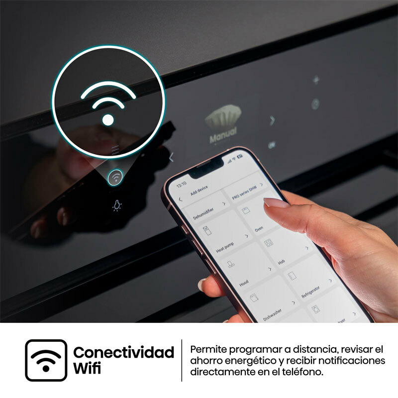 Horno integrable Hisense BI614P8B – 77 L, Pirolítico, WiFi