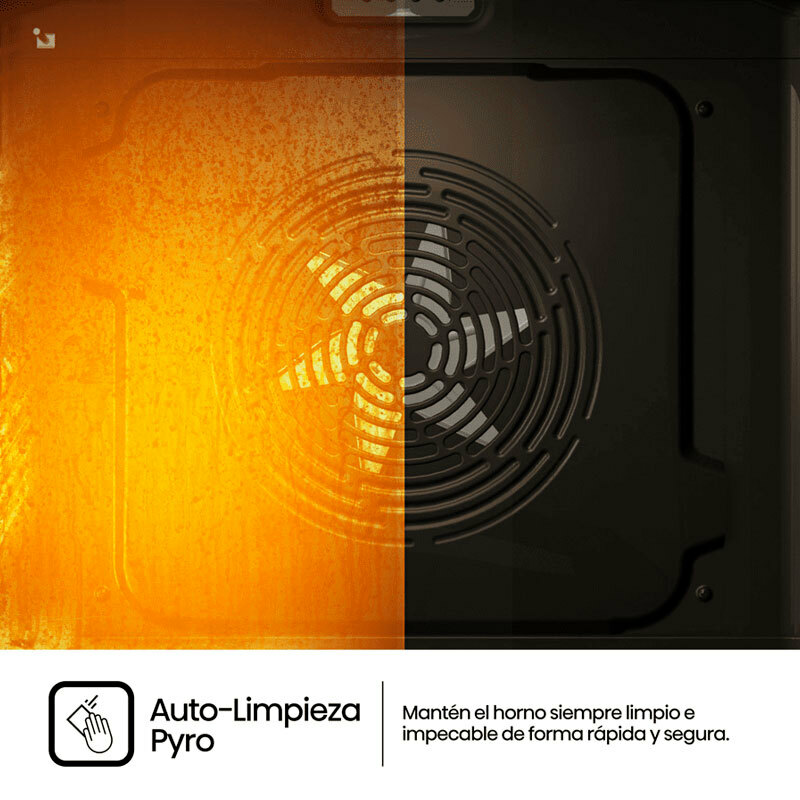 Horno integrable Hisense BI64213E14PX – Pirolítico, 77 L, Air Fry