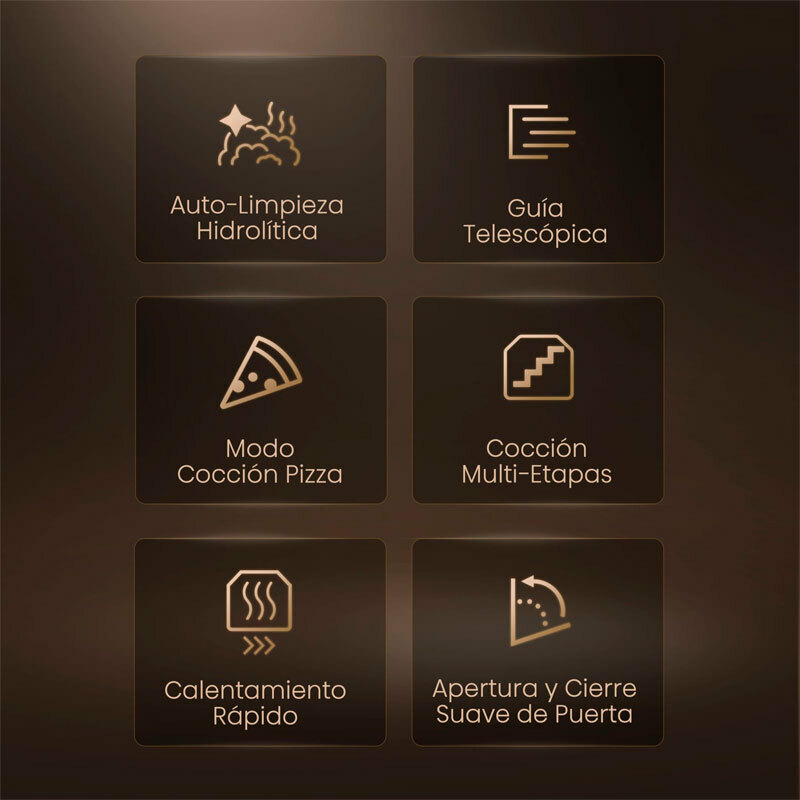 Horno pirolítico integrable Hisense BI64EPXE1SOL – 77 L, A+ eficiencia, Air Fry & Even Bake