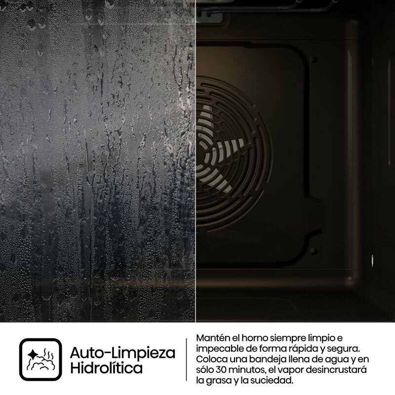 Horno pirolítico integrable Hisense BI64EPXE1SOL – 77 L, A+ eficiencia, Air Fry & Even Bake