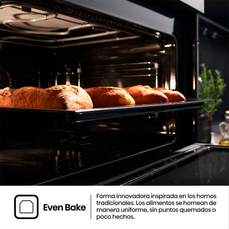 Horno combi integrable Hisense BIM406A8B – 50 L, Air Fry, WiFi
