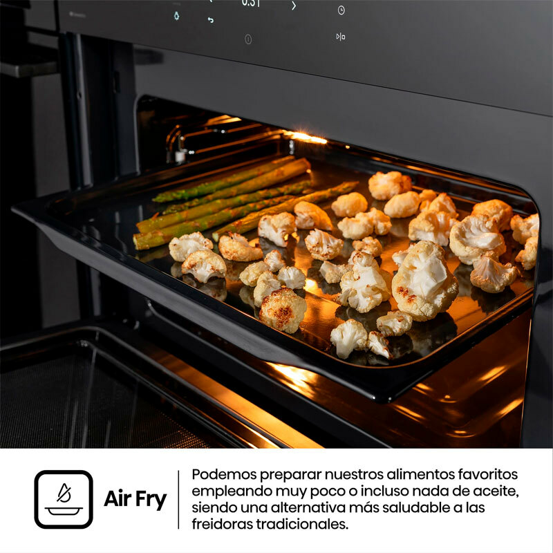 Horno combi integrable Hisense BIM406A8B – 50 L, Air Fry, WiFi