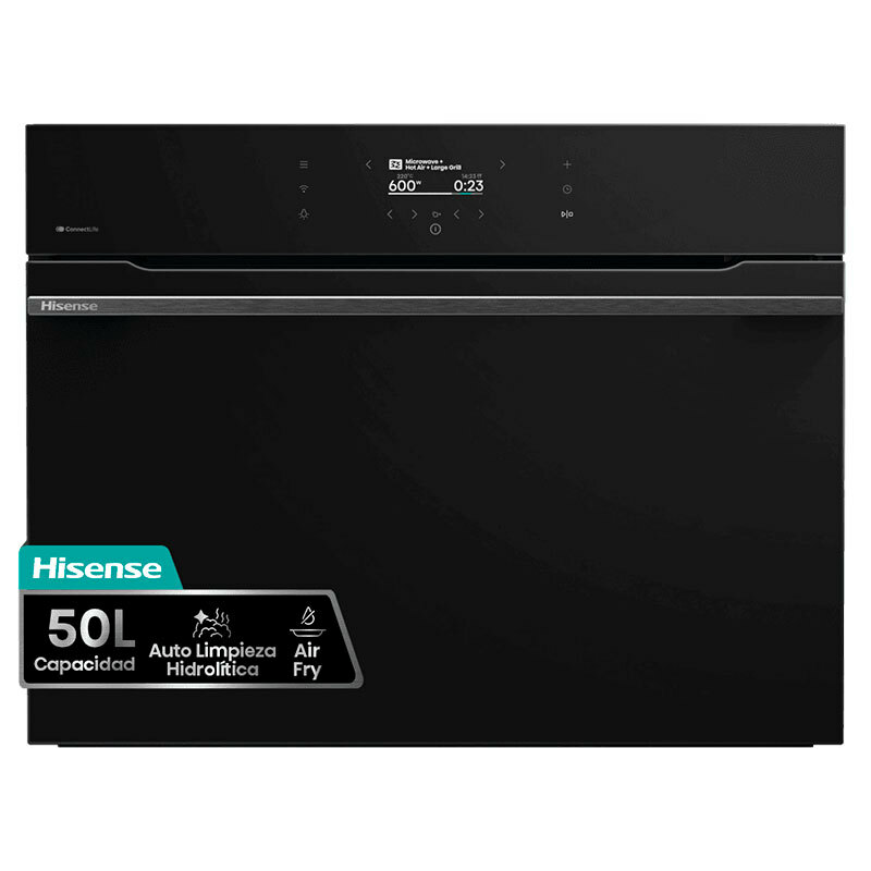 Horno combi integrable Hisense BIM406A8B – 50 L, Air Fry, WiFi