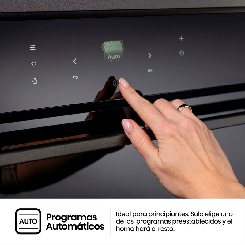 Horno combi integrable Hisense BIM406A8B – 50 L, Air Fry, WiFi