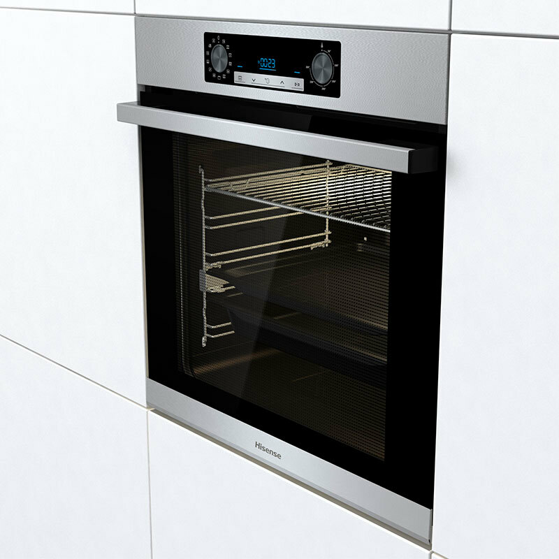 Horno integrable Hisense BSA65226AX – 77 L, Vapor y Air Fry, Limpieza hidrolítica