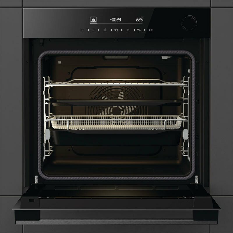 Horno pirolítico integrable Hisense BSA66346PBGWIFI – 77 L, Vapor, WiFi