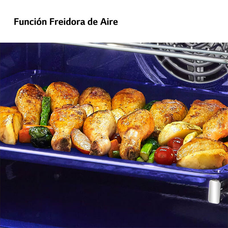 Horno empotrable LG WSED7612S – 76 L, WiFi, Freidora de aire