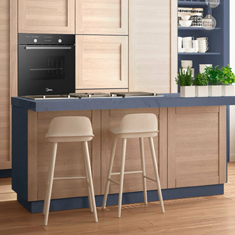 Horno empotrable Midea MBON5M90E5-BK – Integrable, 70 L, Clase A