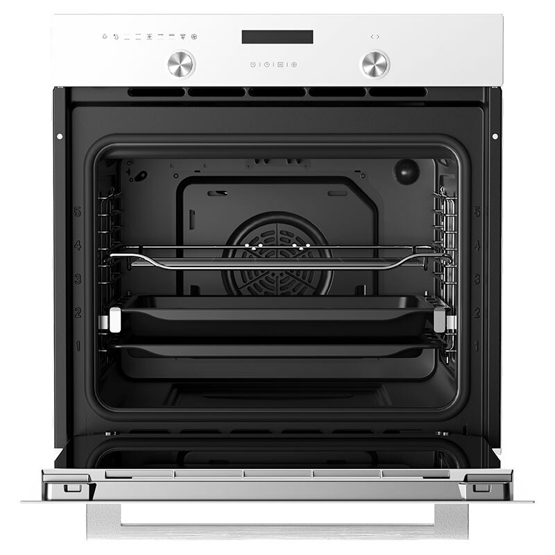 Horno multifunción integrable Midea MBON5M90E5-WH – 70 L, Clase A, Panel táctil y mandos escamoteables