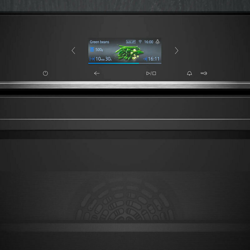 Horno compacto integrable Siemens CB734G1B1 – 47 L, Control táctil, Limpieza hidrolítica