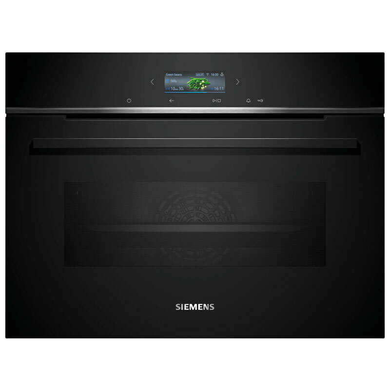 Horno compacto Siemens CB774G1B1 – Integrable, 47 L, Pirolítico
