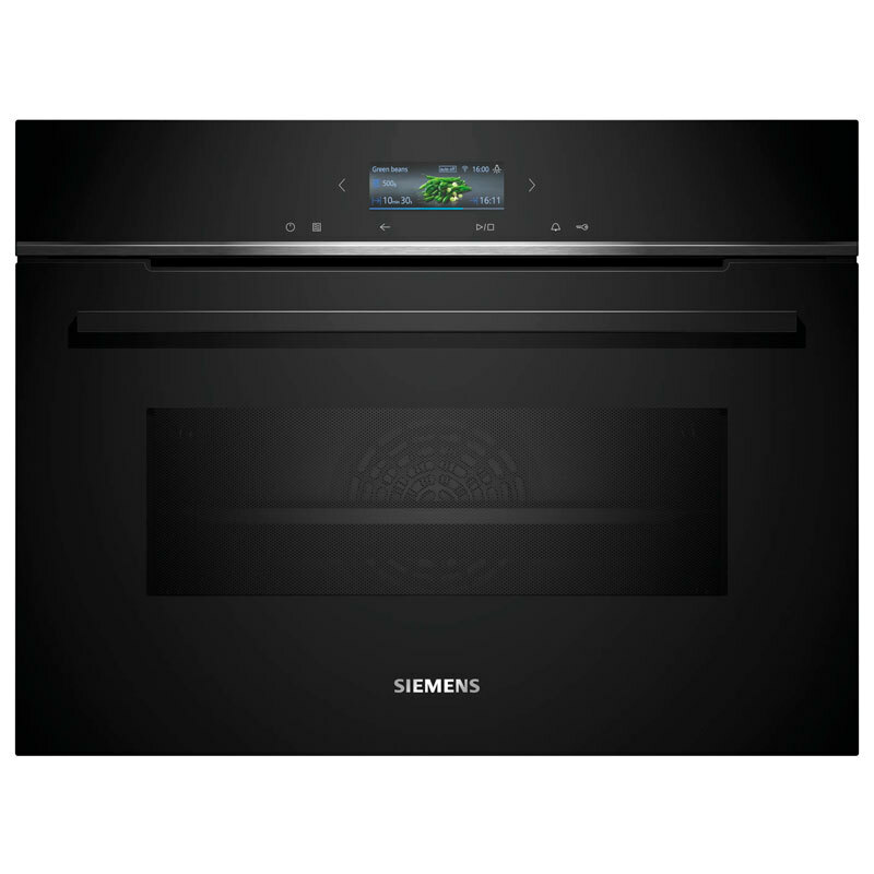 Horno combinado integrable Siemens CM724G1B1 – 45 L, Microondas Inverter 900 W, Home Connect