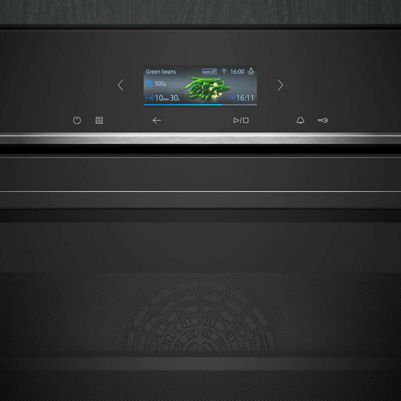 Horno combinado integrable Siemens CM724G1B1 – 45 L, Microondas Inverter 900 W, Home Connect