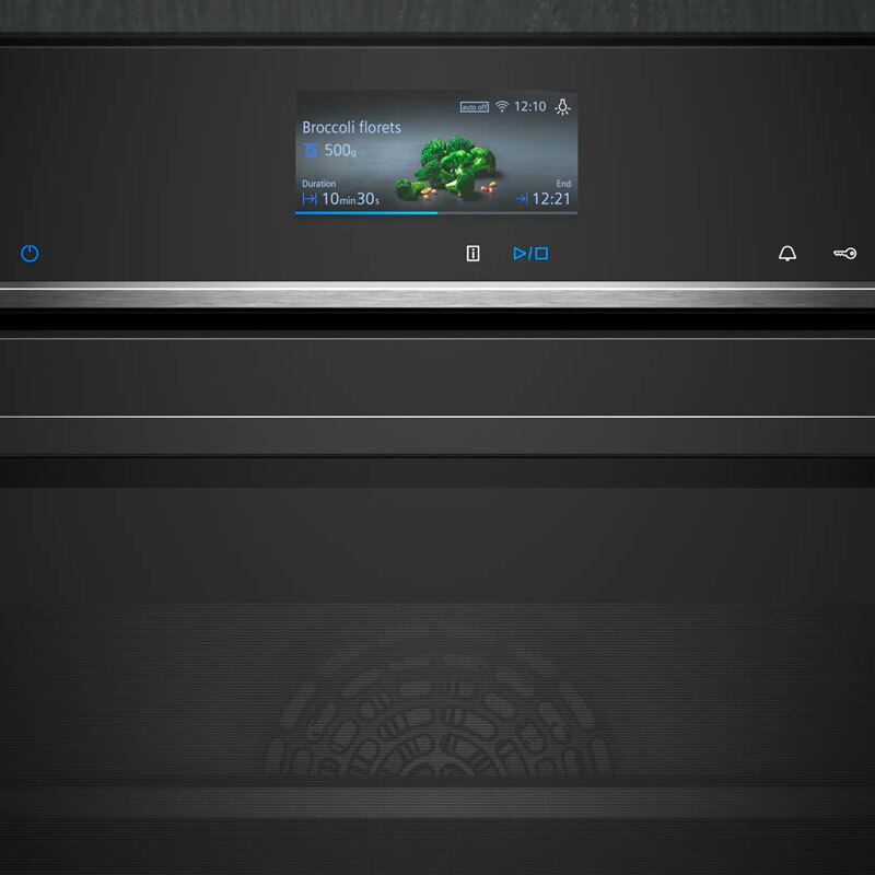 Horno compacto integrable Siemens CS736G1B1 – Cocción 100% vapor, Aire caliente 4D, Home Connect