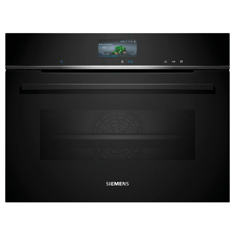 Horno compacto integrable Siemens CS736G1B1 – Cocción 100% vapor, Aire caliente 4D, Home Connect