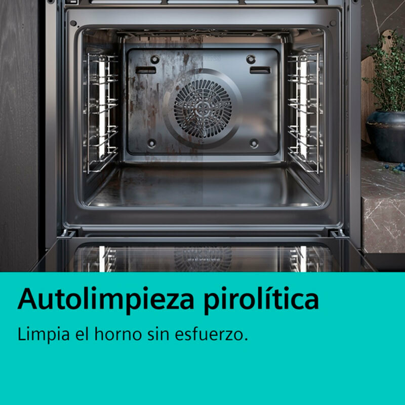 Horno integrable Siemens HB578GES7 – 71 L, Pirolítico, Wi‑Fi
