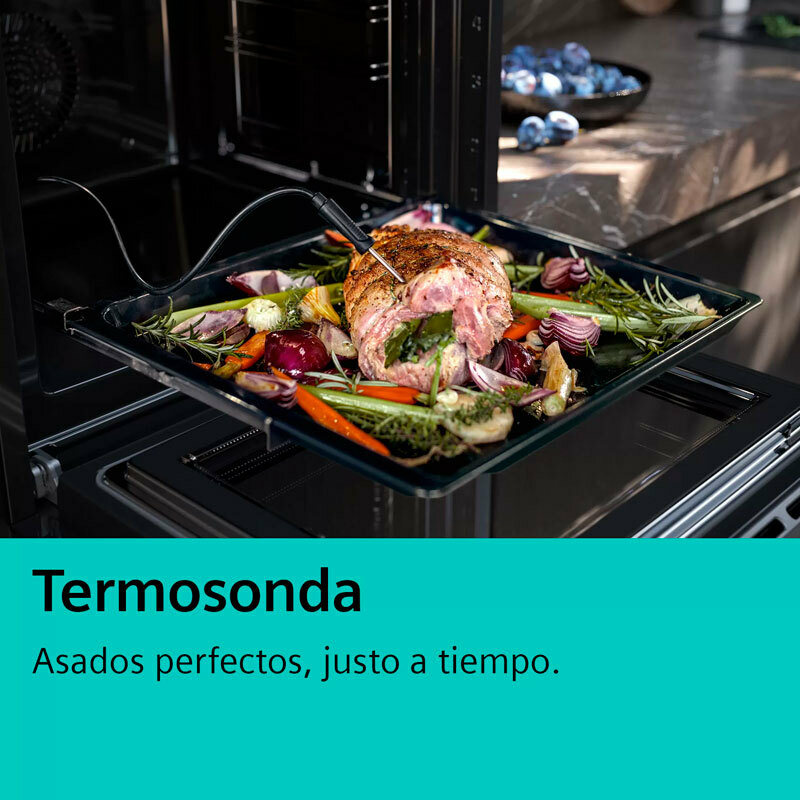 Horno integrable Siemens HB778G3B1 – 71 L, Pirolítico+Hidrolítico, Home Connect