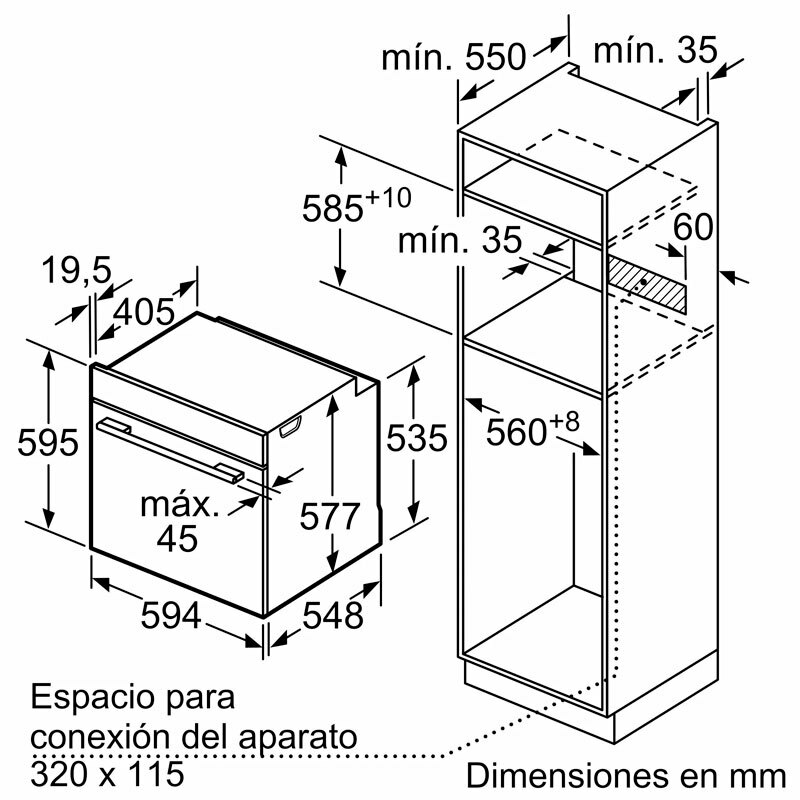 Horno integrable Siemens HB778G3B1 – 71 L, Pirolítico+Hidrolítico, Home Connect