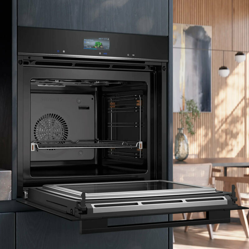 Horno con microondas integrable Siemens HM736GAB1 – 67 L, Inverter 800 W, Home Connect