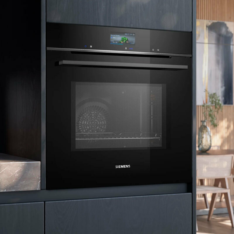 Horno combinado empotrable Siemens HM776GKB1 – 67 L, Microondas integrado, Limpieza pirolítica