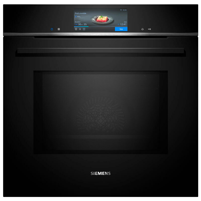 Horno microondas integrable Siemens HM778GMB1 – 67 L, Home Connect, Pirolítico