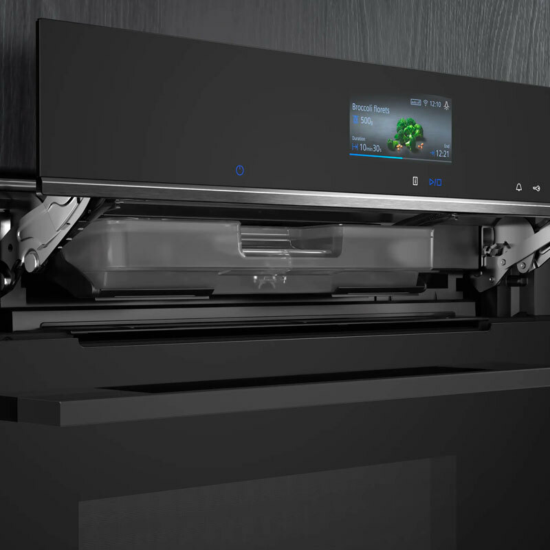 Horno de vapor integrable Siemens HR776G1B1 – 71 L, pulseSteam y 4D, Pirolítico+Hidrolítico