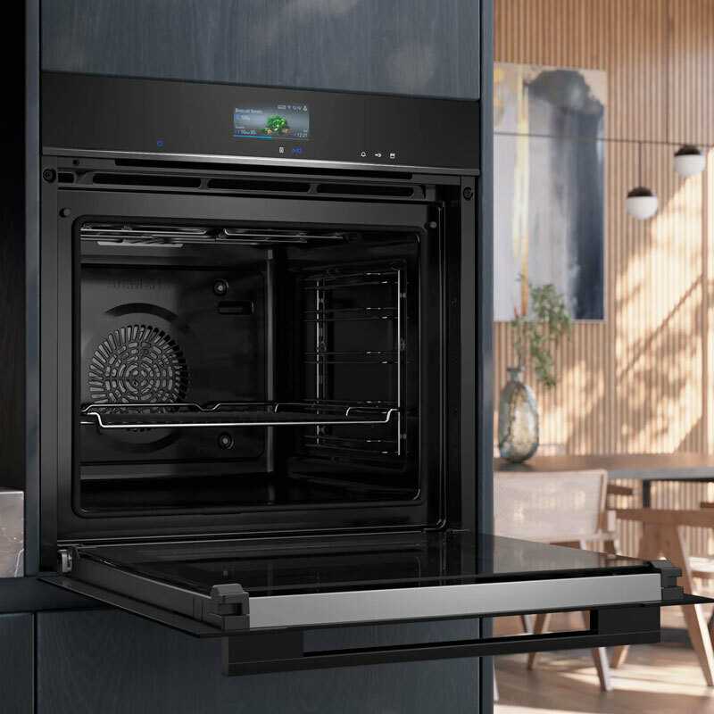 Horno de vapor integrable Siemens HR776G1B1 – 71 L, pulseSteam y 4D, Pirolítico+Hidrolítico