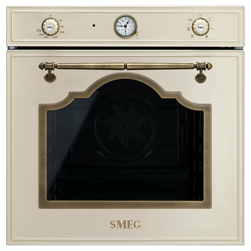 Horno empotrable Smeg SF700PO – 70 L, Clase A, Crema