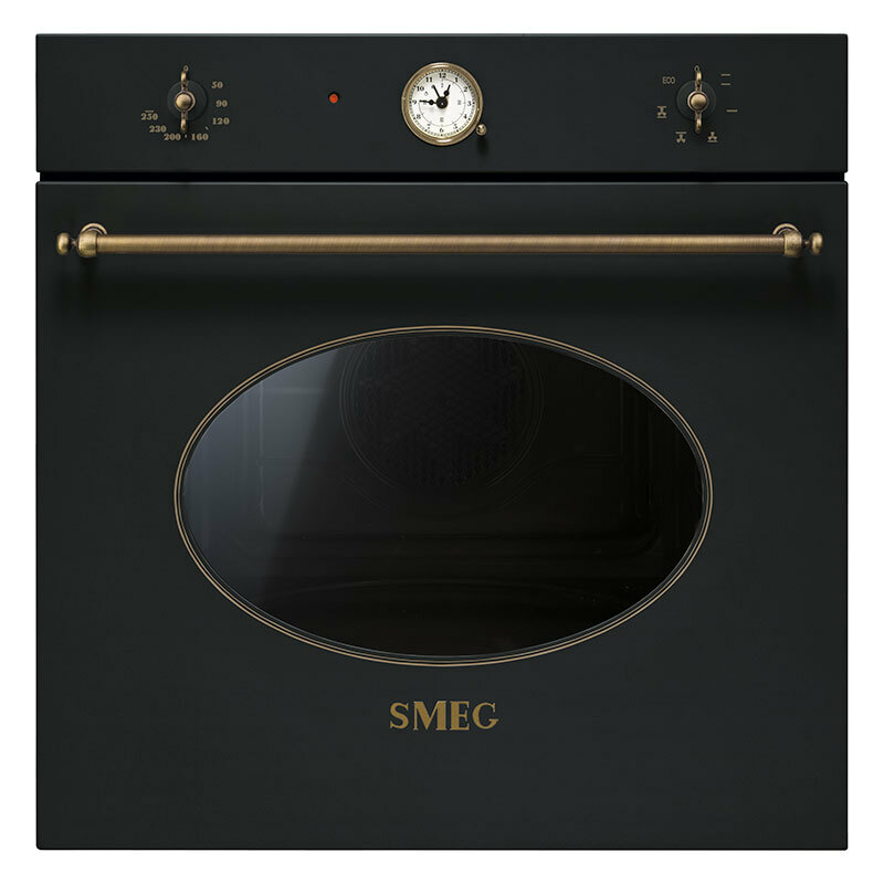 Horno multifunción integrable Smeg SF800AO – 70 L, Clase A, Antracita
