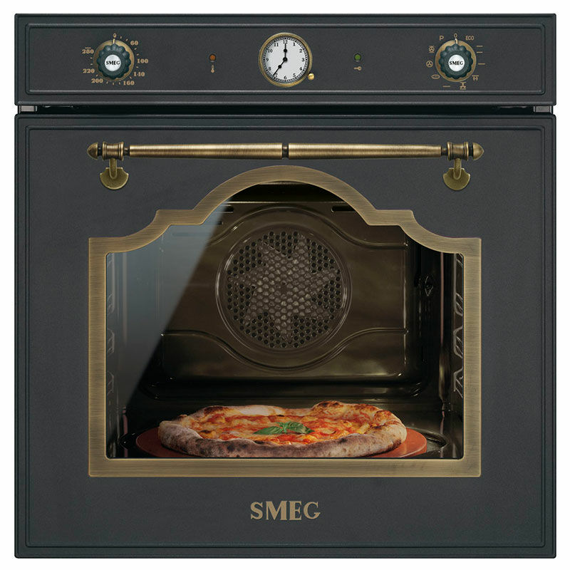Horno multifunción integrable Smeg SFP750AOPZ – 65 L, Pirolítico, Antracita