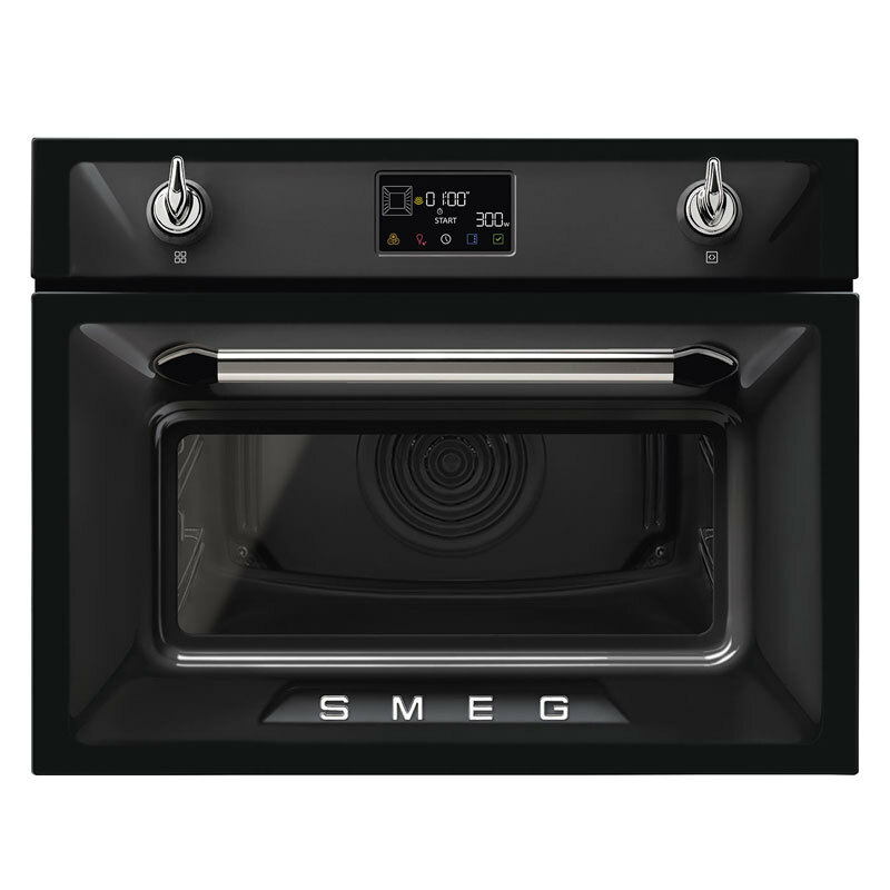 Horno compacto integrable Smeg SO4902M1N – 40 L, Horno+Microondas, AirFry
