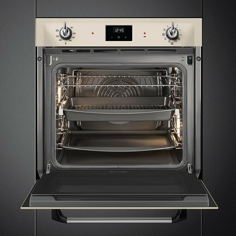 Horno empotrable Smeg SOP6900TP – 68 L, Pirolítico, Clase A