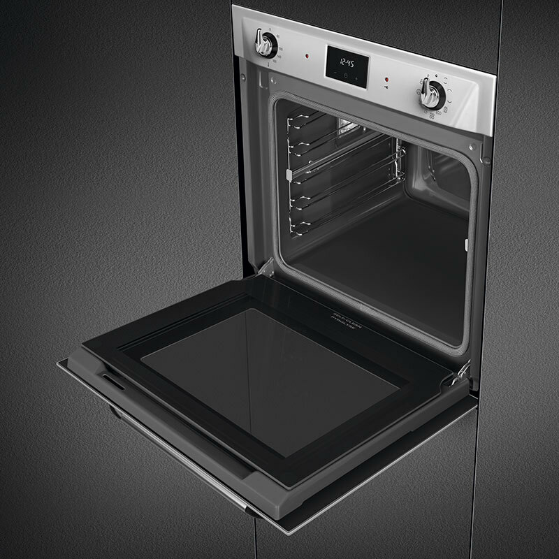Horno empotrable Smeg SOP6900TX – 68 L, Pirolítico, Clase A