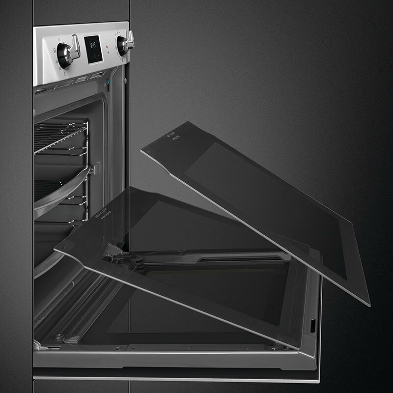 Horno empotrable Smeg SOP6900TX – 68 L, Pirolítico, Clase A