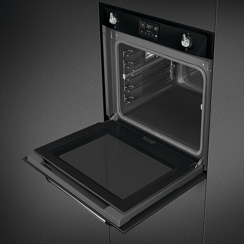 Horno empotrable Smeg SOP6902S2PN – Combi steam, 68 L, Pirolítico