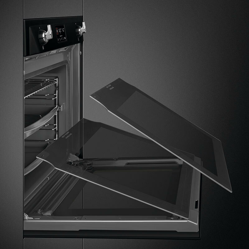 Horno empotrable Smeg SOP6902S2PN – Combi steam, 68 L, Pirolítico