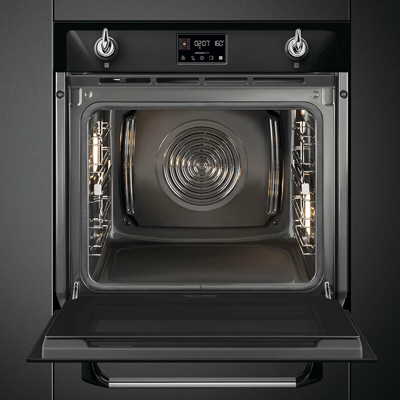 Horno empotrable Smeg SOP6902S2PN – Combi steam, 68 L, Pirolítico