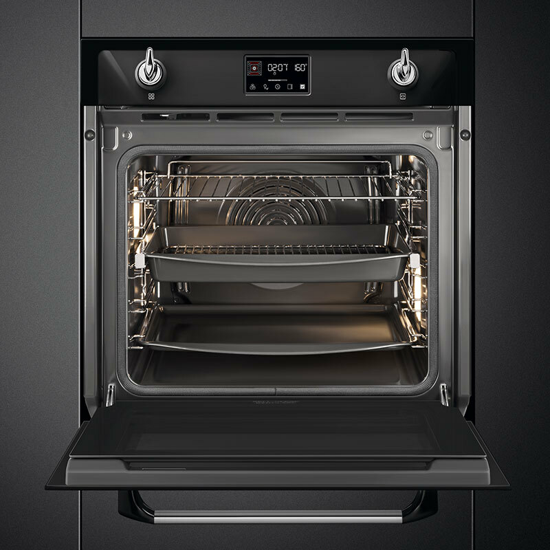 Horno empotrable Smeg SOP6902S2PN – Combi steam, 68 L, Pirolítico
