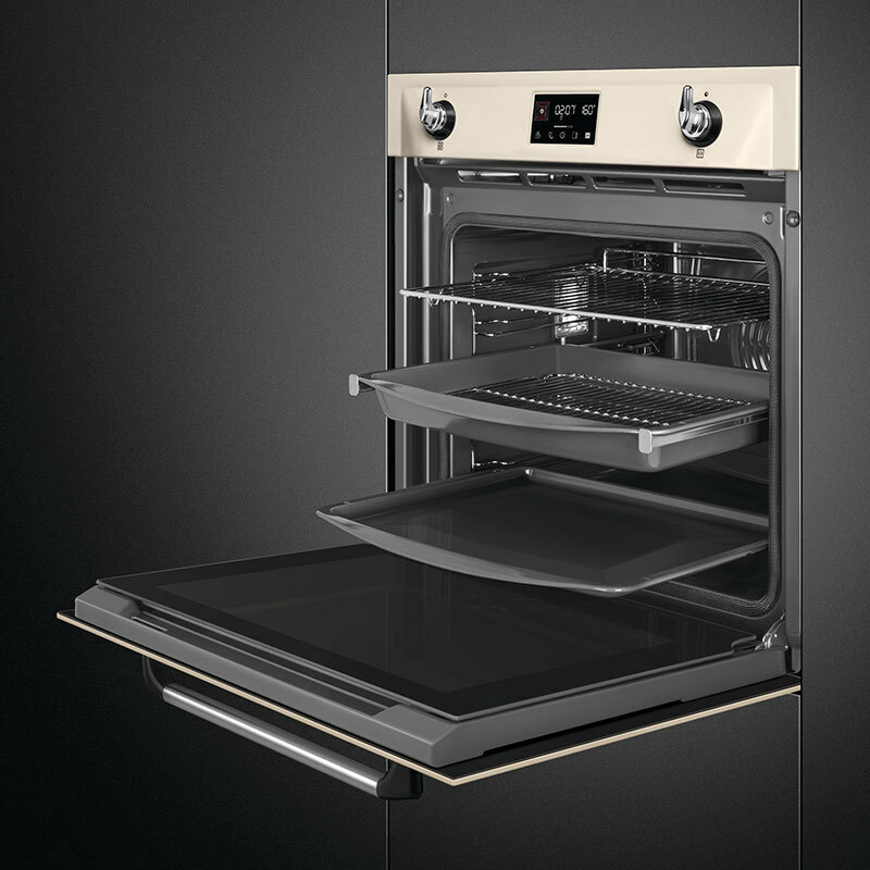 Horno empotrable combinado de vapor Smeg SOP6902S2PP – 68 L, Pirolítico, Vapor 20–40%