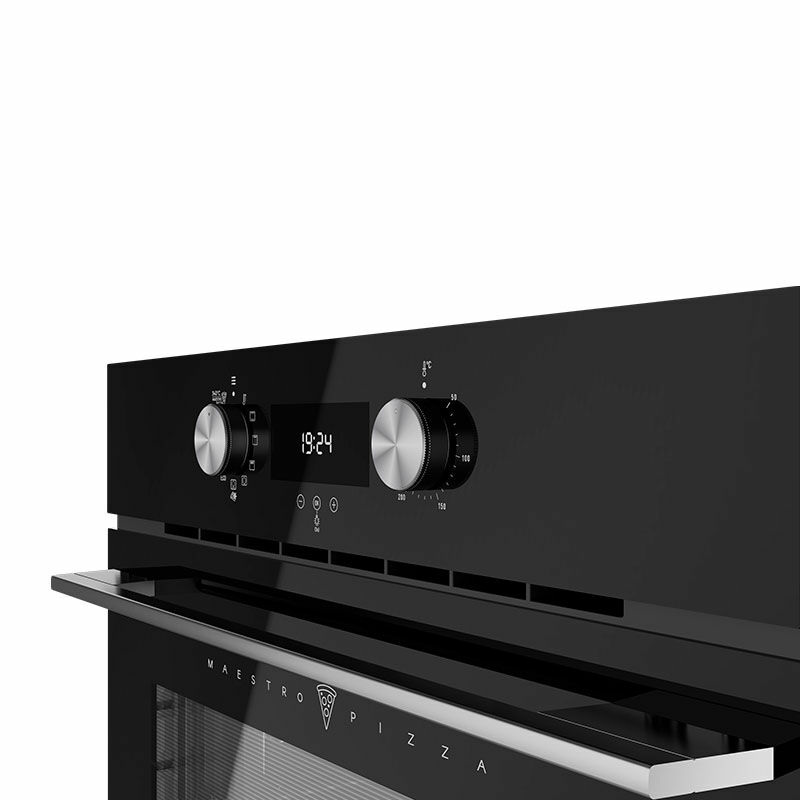 Horno empotrable Teka HLB 8510 P BK – 71 L, Pirolítico + HydroClean, MaestroPizza 340°C