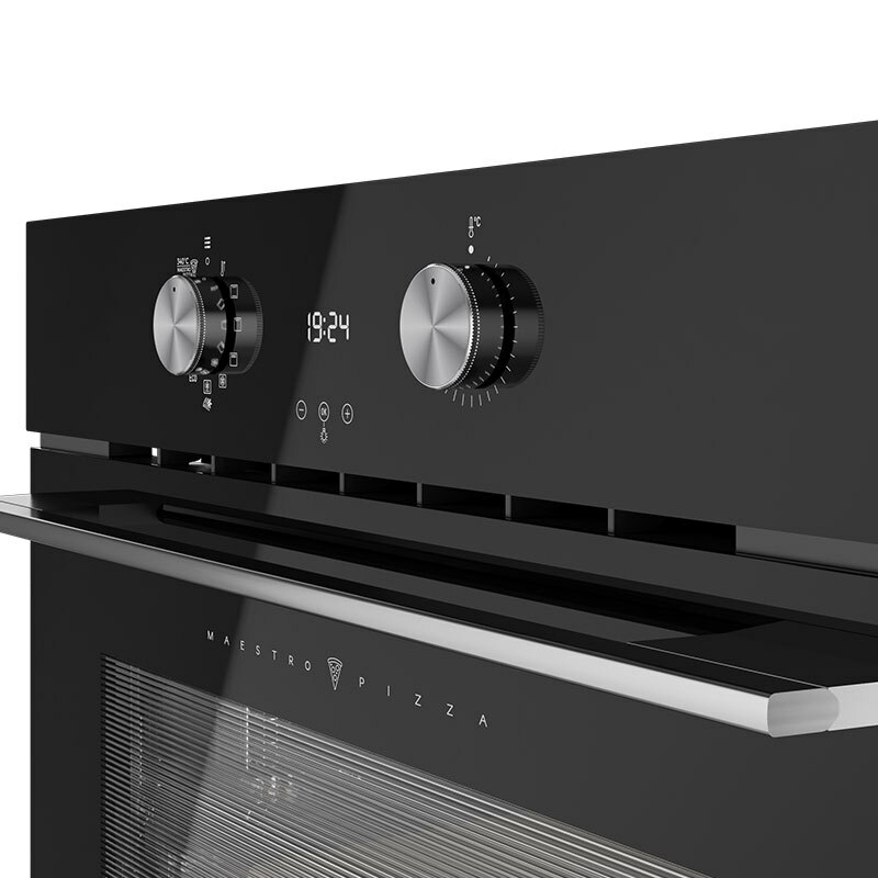 Horno pirolítico integrable Teka HLC 8510 P – 44 L, Pizza 340 °C con piedra, Pirolítico + Hydroclean PRO