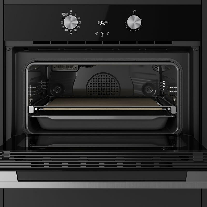 Horno pirolítico integrable Teka HLC 8510 P – 44 L, Pizza 340 °C con piedra, Pirolítico + Hydroclean PRO