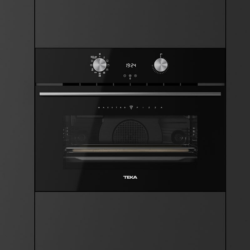 Horno pirolítico integrable Teka HLC 8510 P – 44 L, Pizza 340 °C con piedra, Pirolítico + Hydroclean PRO