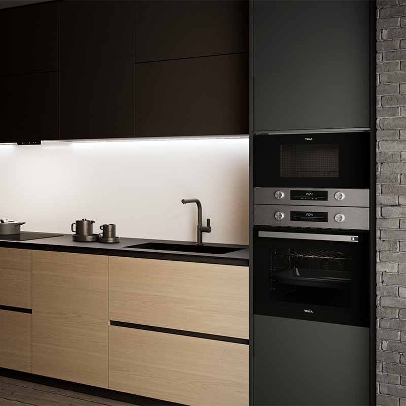 Horno integrable Teka HSB6360 – 71 L, HydroClean, A+