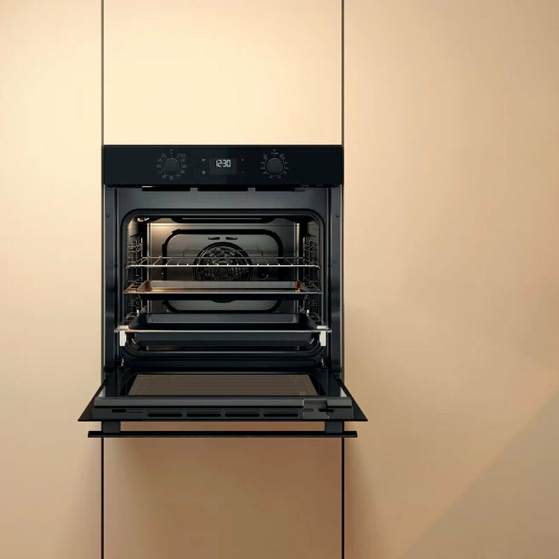 Horno integrable Whirlpool OMR58HU1B – 71 L, Pirolítico+Hidrolítico, A+