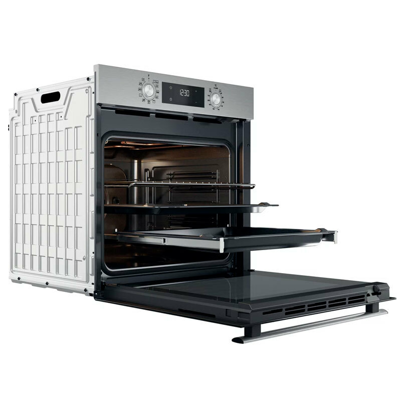 Horno empotrable Whirlpool OMR58HU1X – 71 L, Clase A+, Smart Clean