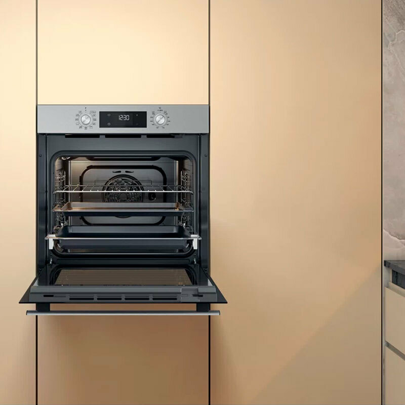 Horno empotrable Whirlpool OMR58HU1X – 71 L, Clase A+, Smart Clean