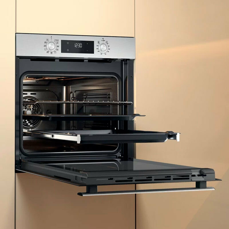 Horno empotrable Whirlpool OMR58HU1X – 71 L, Clase A+, Smart Clean